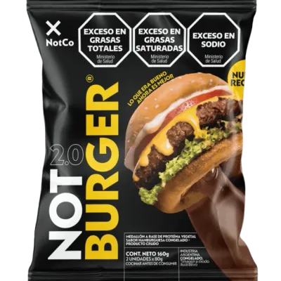 NOT BURGER 2.0 · NOT CO — Brota Almacén Natural Pergamino