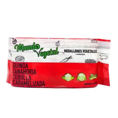 HAMBURGUESAS DE QUINOA, ZANAHORIA Y CEBOLLA CARAMELIZADA · MUNDO VEGETAL — Brota Almacén Natural Pergamino