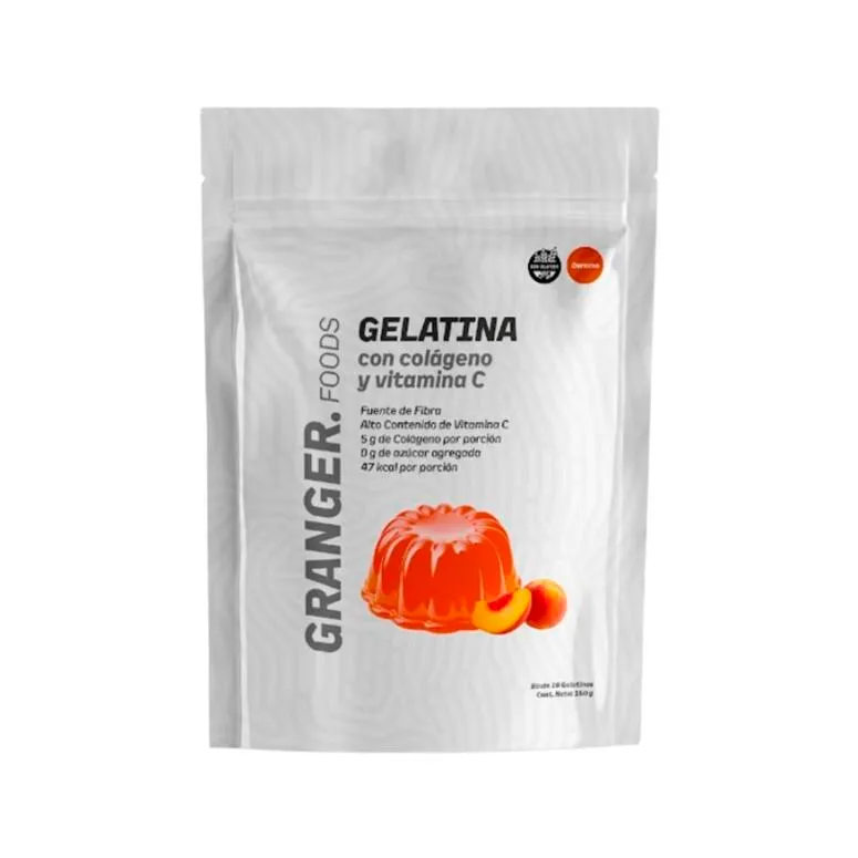 GELATINA DE DURAZNO X 150 GRS · GRANGER — Brota Almacén Natural Pergamino