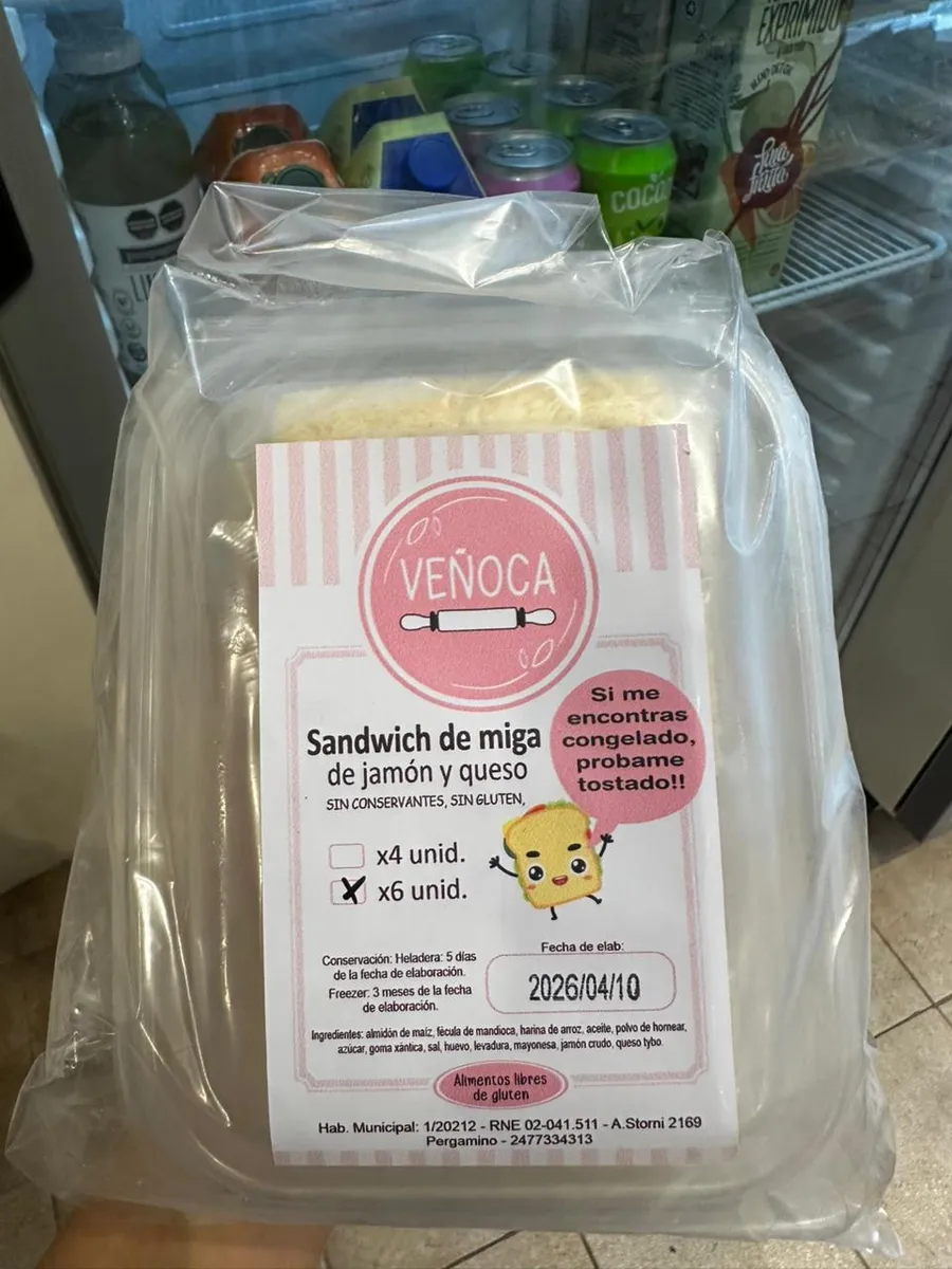 SANDWICH DE MIGA JYQ · VEÑOCA — Brota Almacén Natural Pergamino