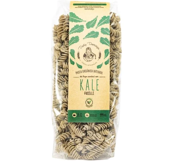 KALE FUSILLI PASTA ORGÁNICA · DOÑA DOMINGA — Brota Almacén Natural Pergamino