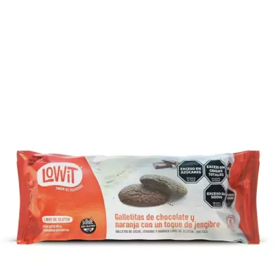GALLETITAS CHOCO Y NARANJA 90G  · LOVVIT — Brota Almacén Natural Pergamino