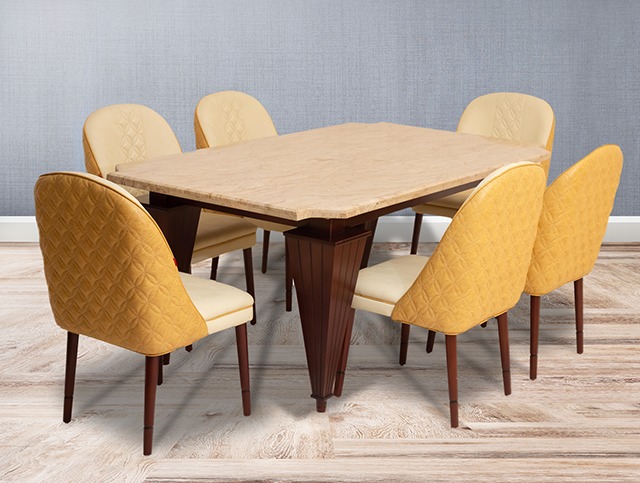 Cairo Dining Table 6 seater with Chair