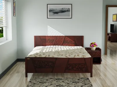 Elegant Bed 5 feet 6 inch