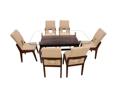 Flora Dining Table-6 Seater
