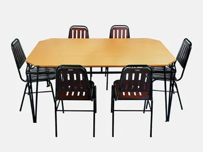 Metal Dining Table-3(Without Chair)