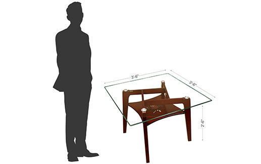Amazon Dining Table-4 Seater(Without Chair)