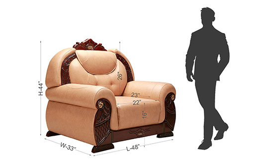 Crown Sofa 1-Seater