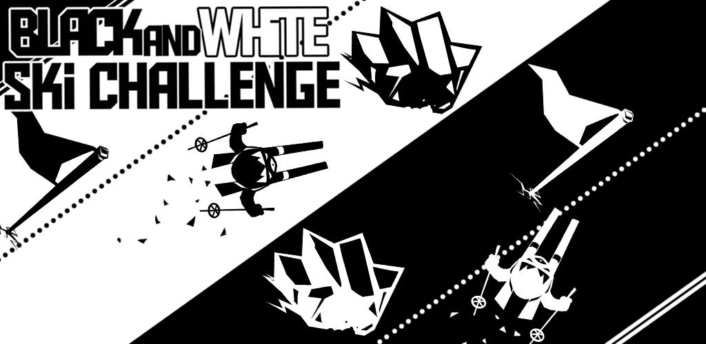 Black & white ski challenge