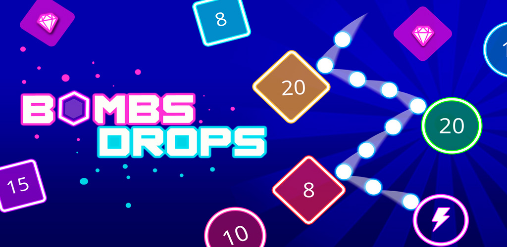 Bombs Drops - Physics balls