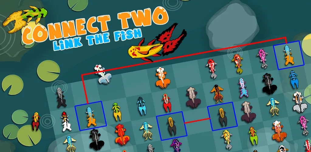 Connect Two : Link the Fish