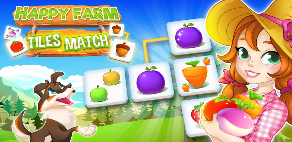 Happy Farm : Tiles Match