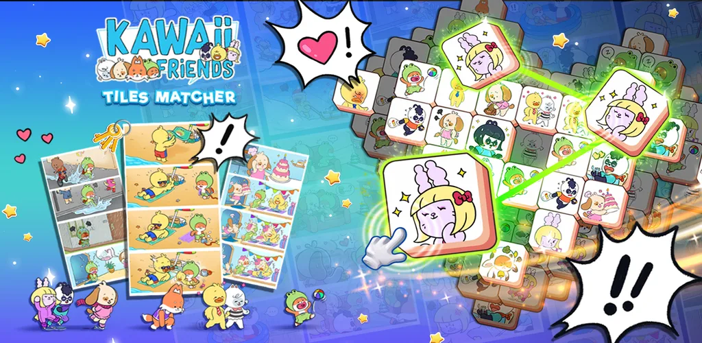 Kawaii Friends : Tile Match
