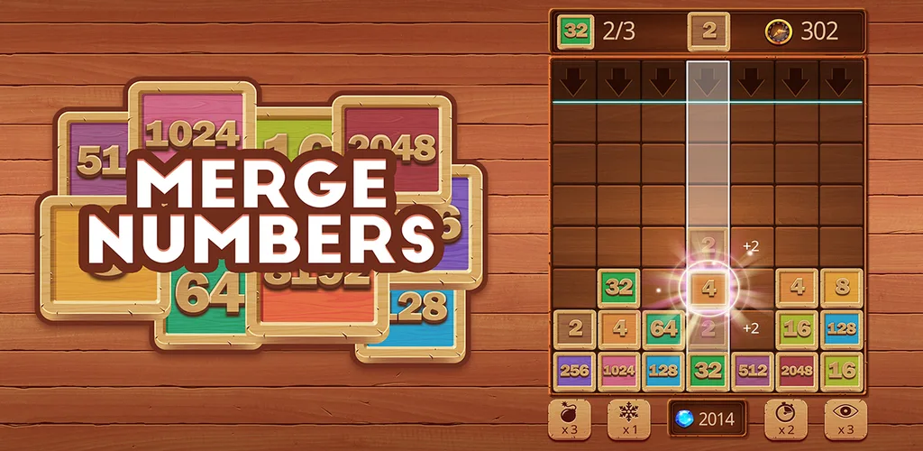 Merge Numbers : Wooden edition