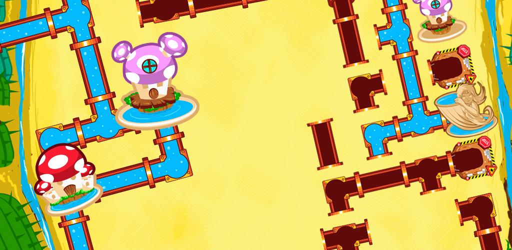 Plumber World : connect pipes