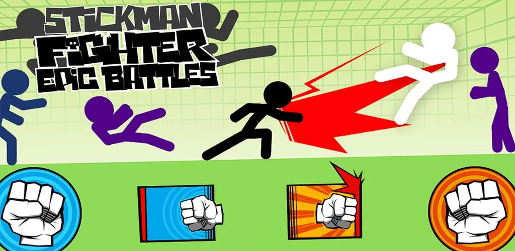 Stickman fighter : Epic battle