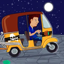 Tuk Tuk Crazy Driver