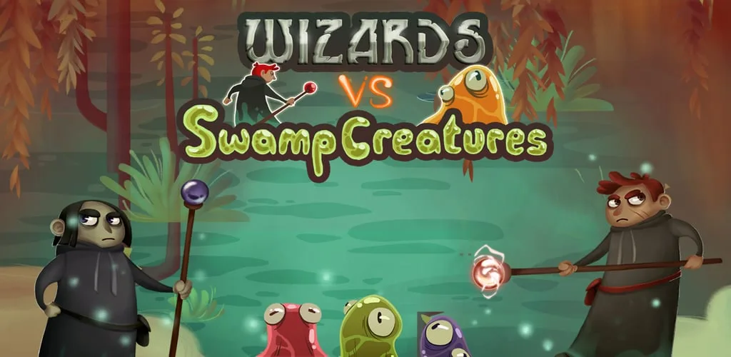 Wizard vs Swamp Creatures
