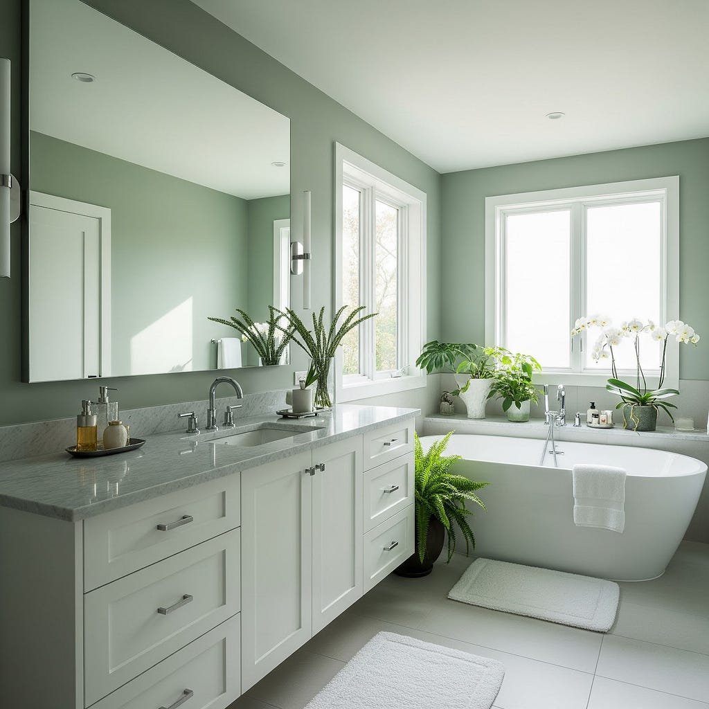 Softened Green by Sherwin Williams (SW 6177)