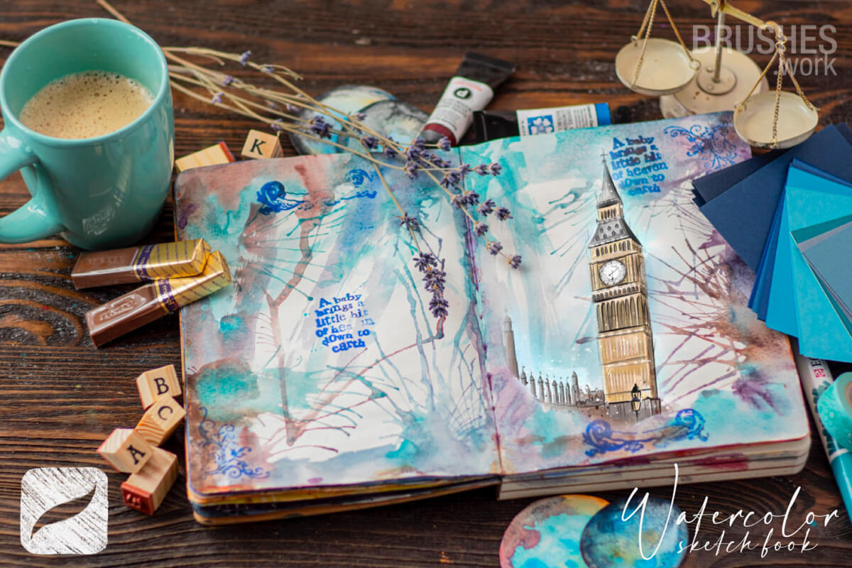 Watercolor Sketch Book preview 2