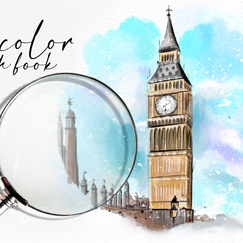 Watercolor Sketch Book preview 3