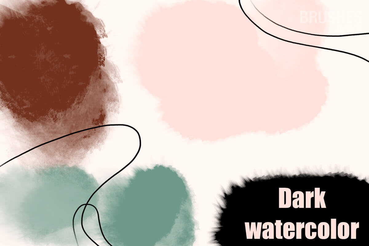 Dark Watercolor preview 3