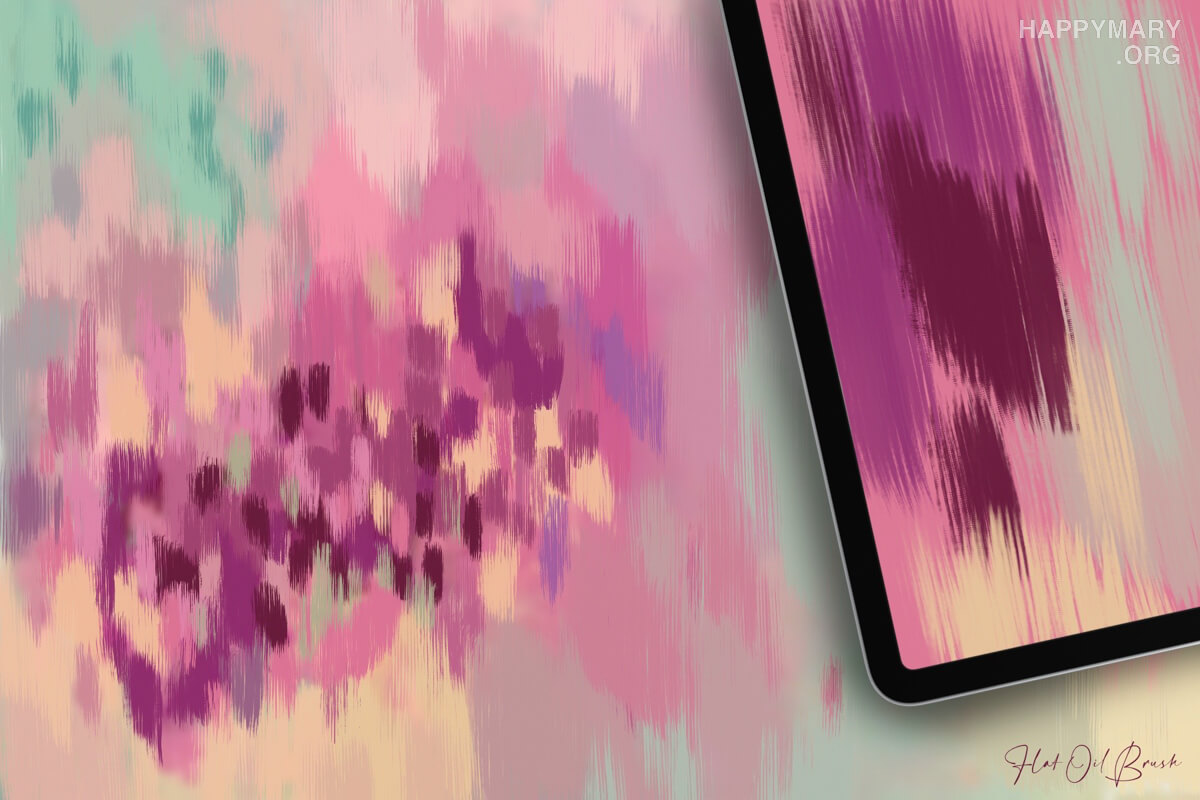 Flat Oil Brush preview 2