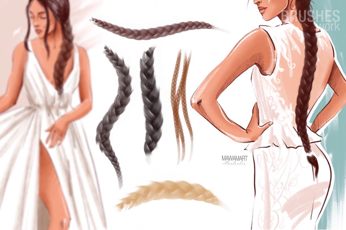 Hair Braid preview 3