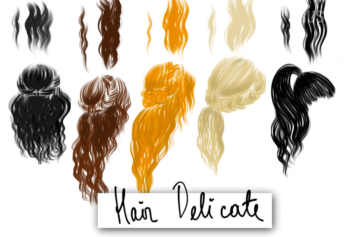 Hair Delicate preview 3
