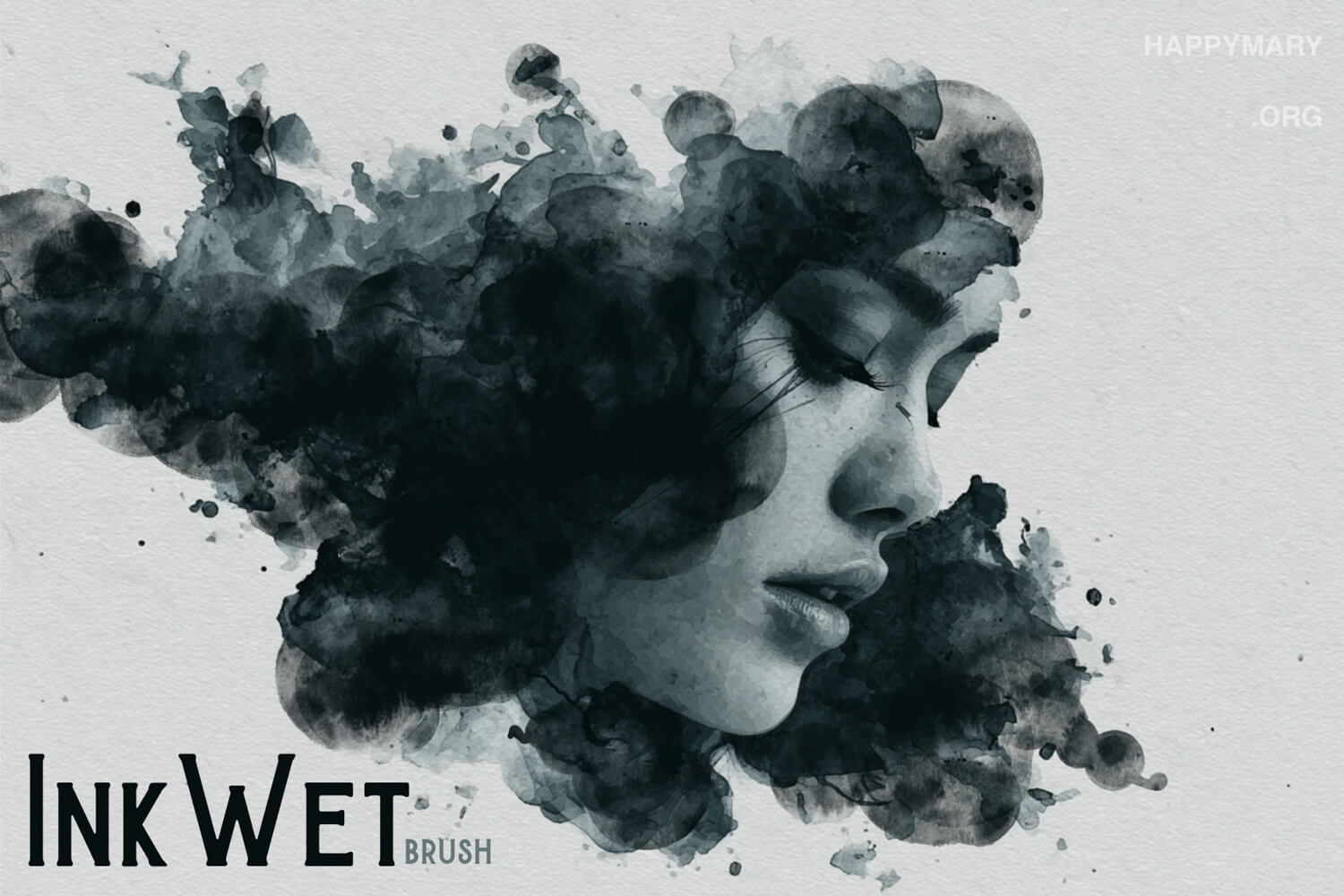 Ink Wet Brush
