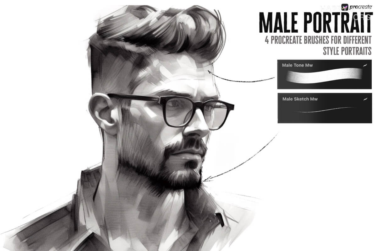 Male Portrait Set preview 2