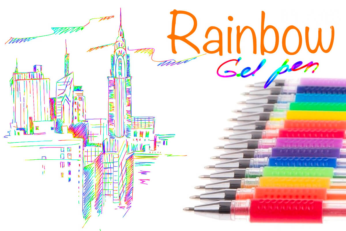 Rainbow Gel Pen preview 2