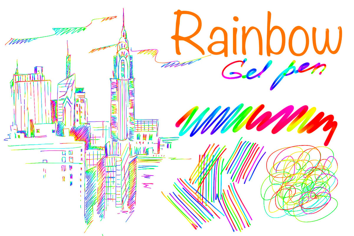 Rainbow Gel Pen preview 3