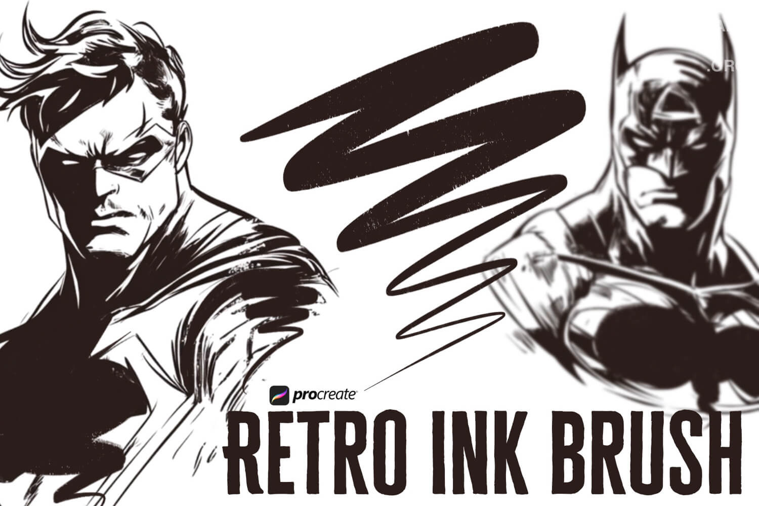 Retro Ink Brush preview 2