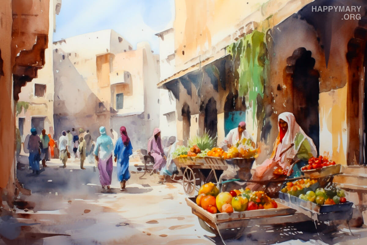 Summer Art Watercolor