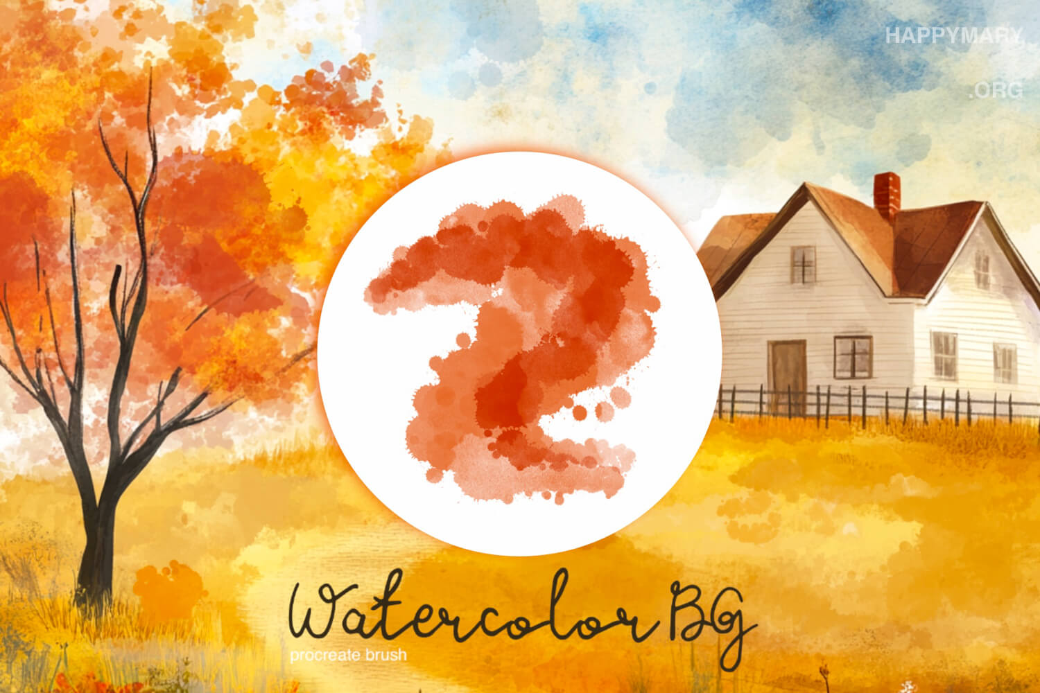Watercolor Bg preview 2