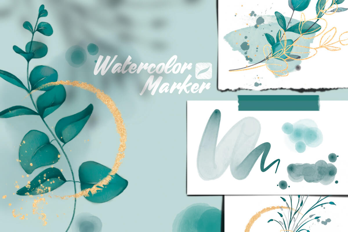 Watercolor Marker preview 2