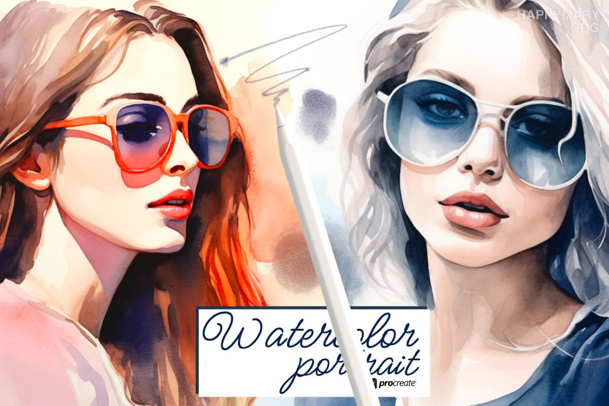 Watercolor Portrait preview 2