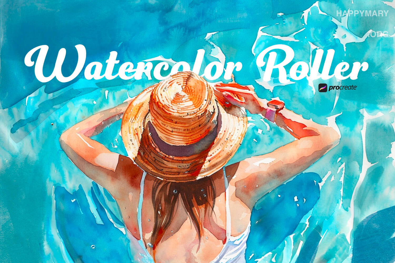Watercolor Roller preview 2