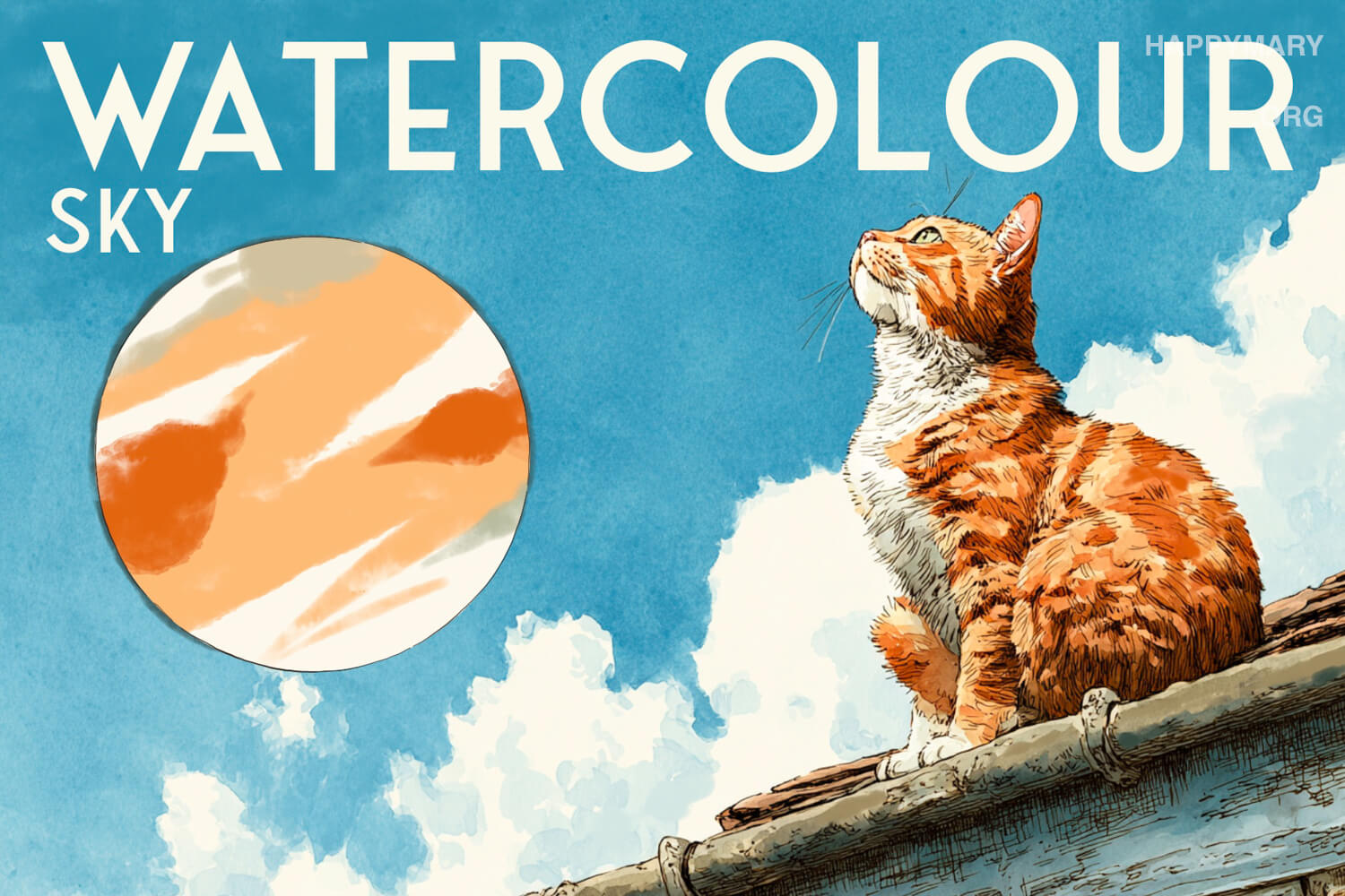 Watercolour Sky preview 2