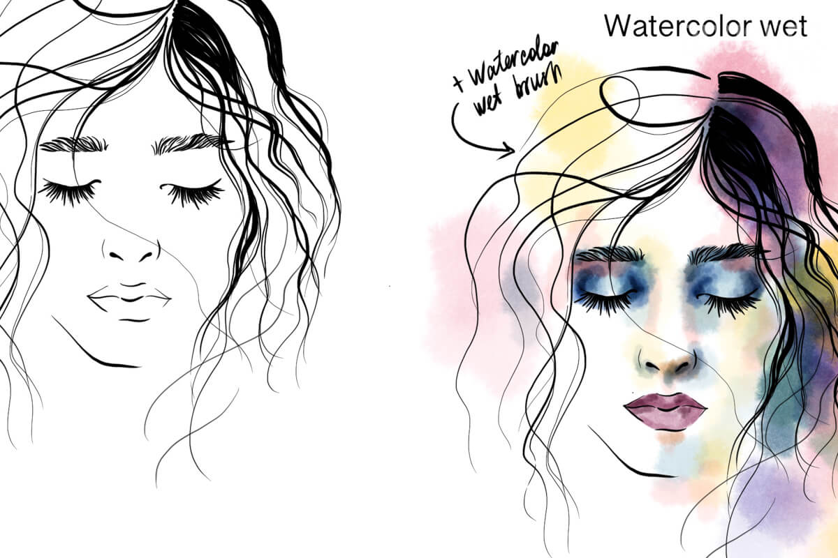 Watercolour Wet preview 3