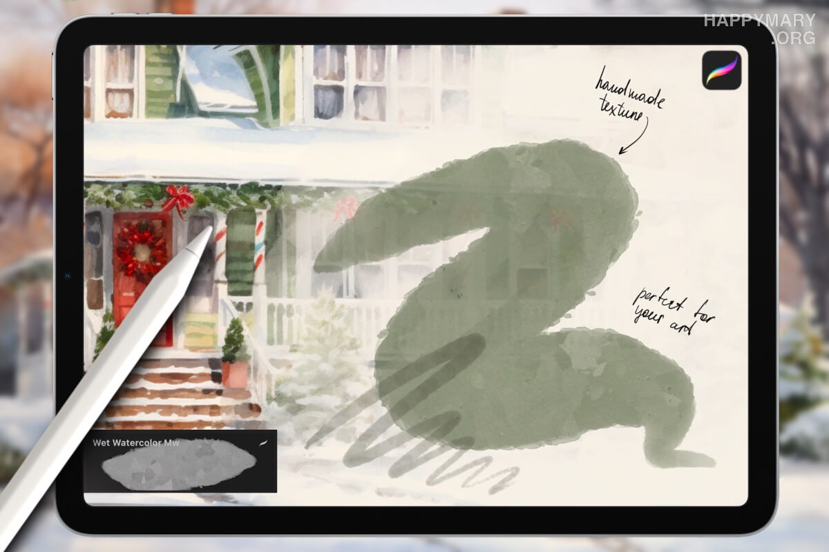 Wet Watercolor preview 2
