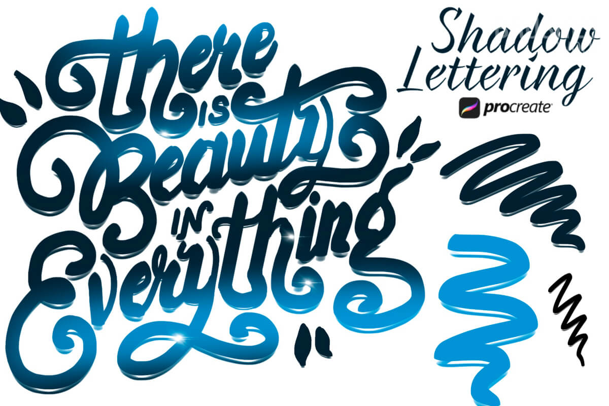 Shadow Lettering preview 3