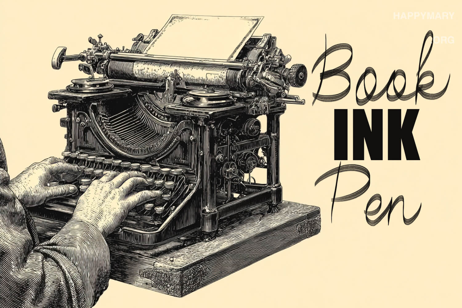 Book Ink Pen