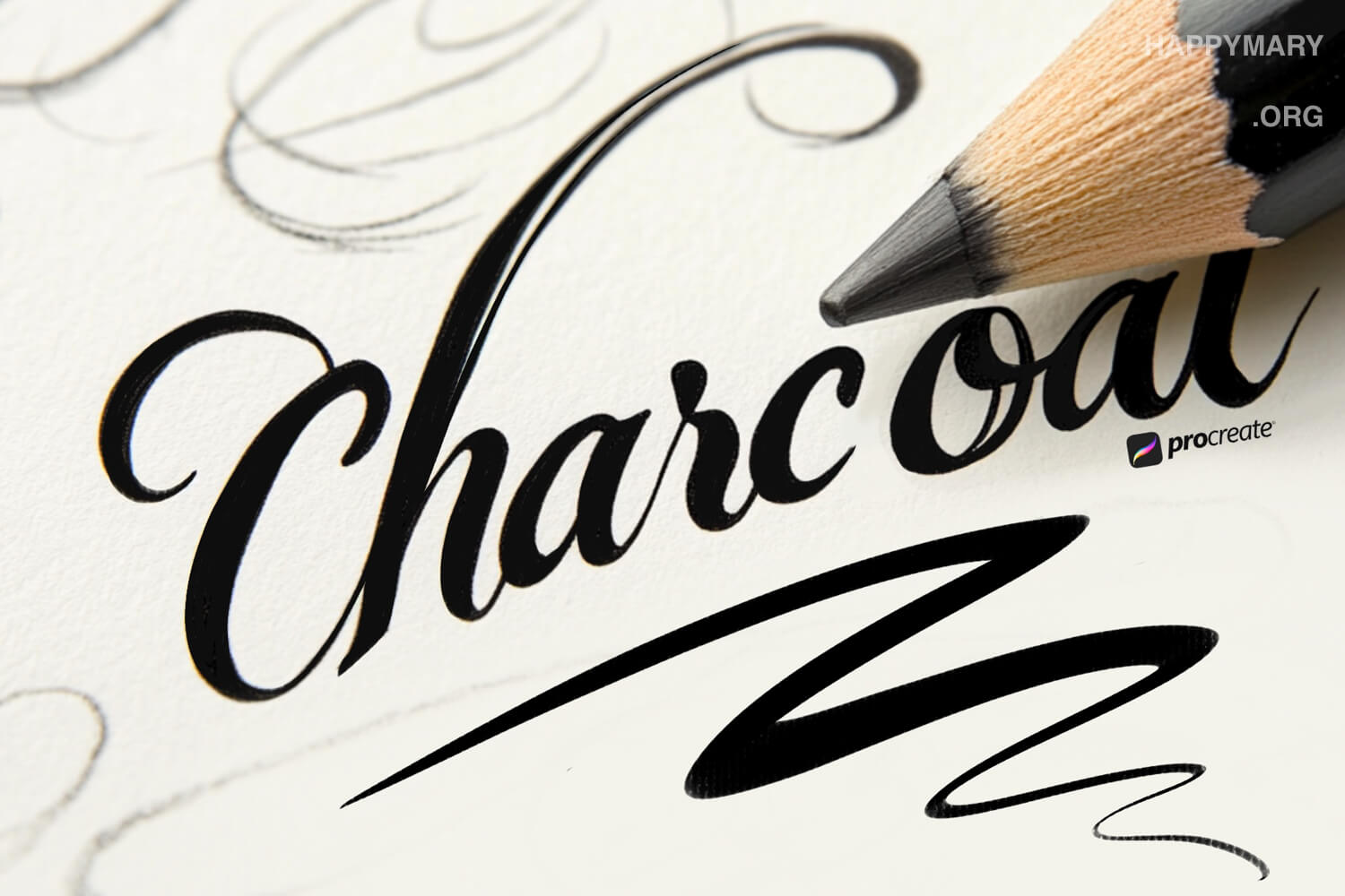Charcoal Letter preview 2