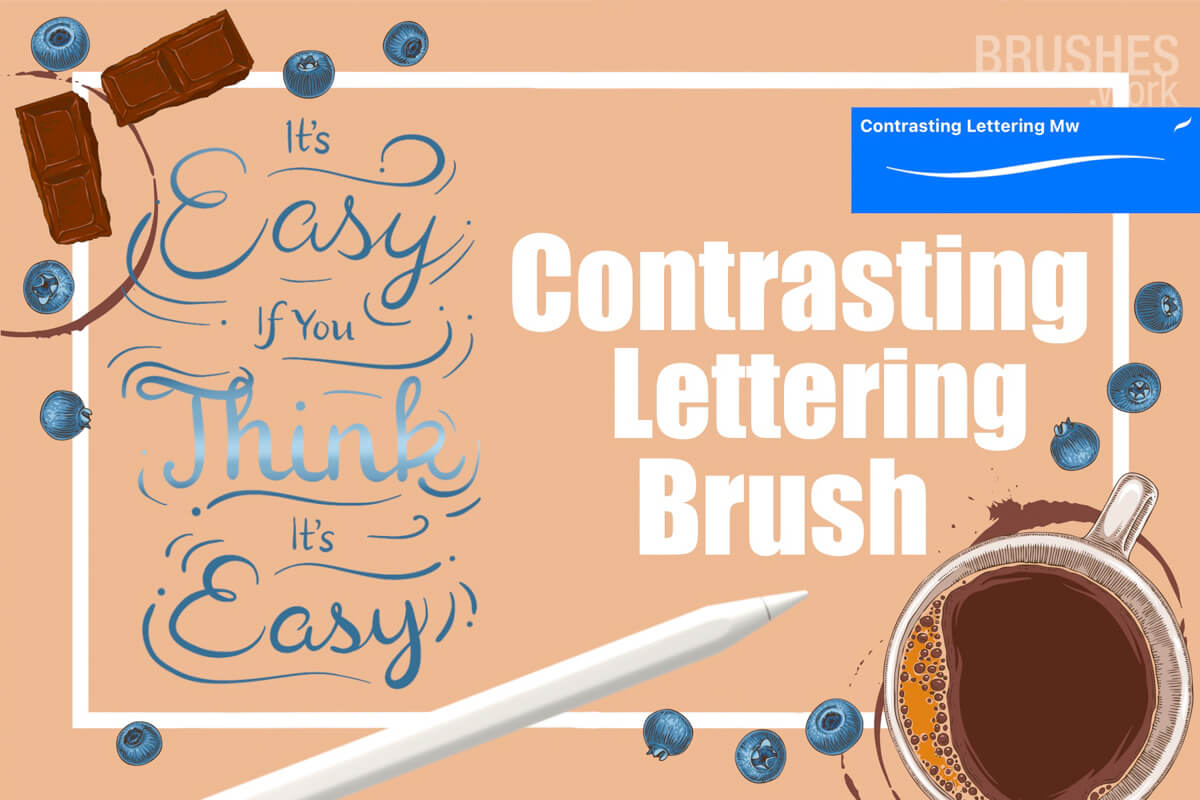 Contrasting Lettering preview 2