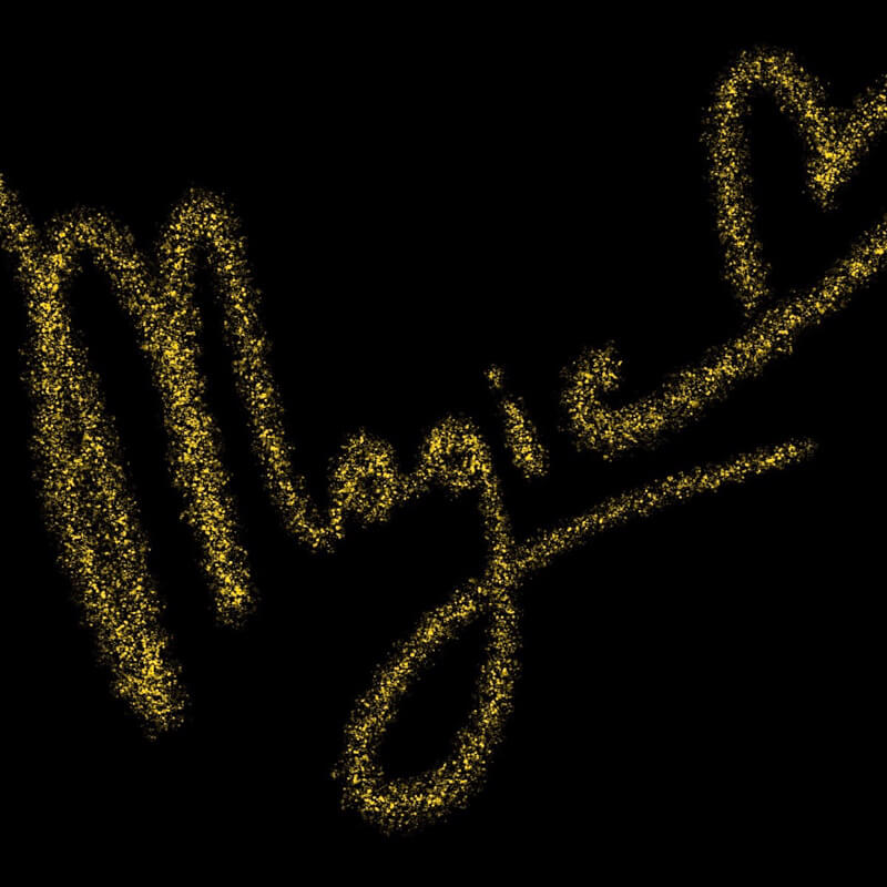 Glitter Lettering