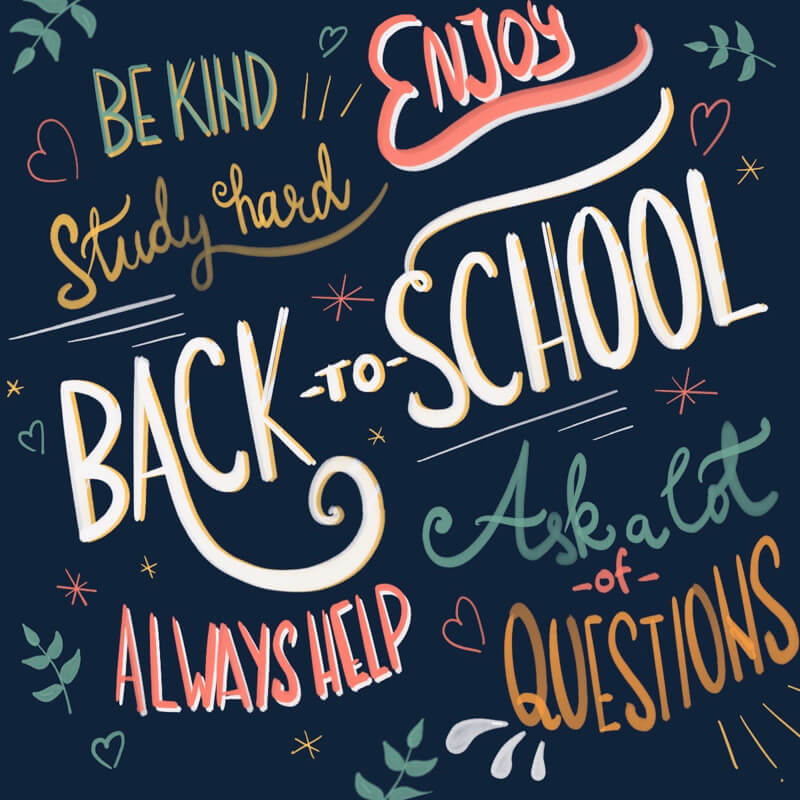 Gouache Lettering