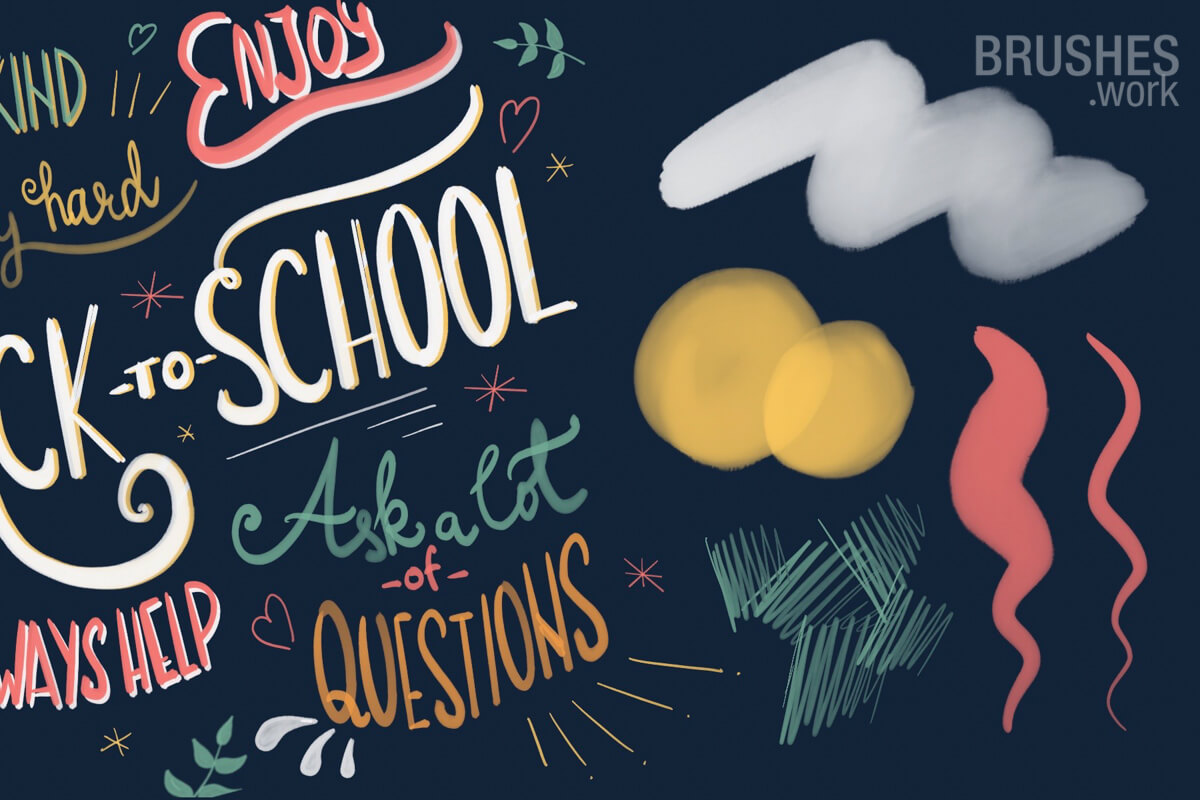 Gouache Lettering preview 3