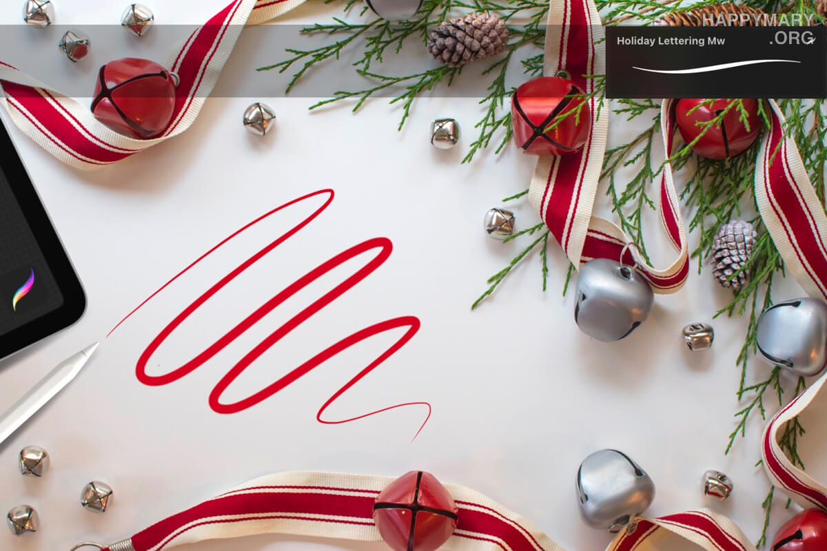 Holiday Lettering preview 2